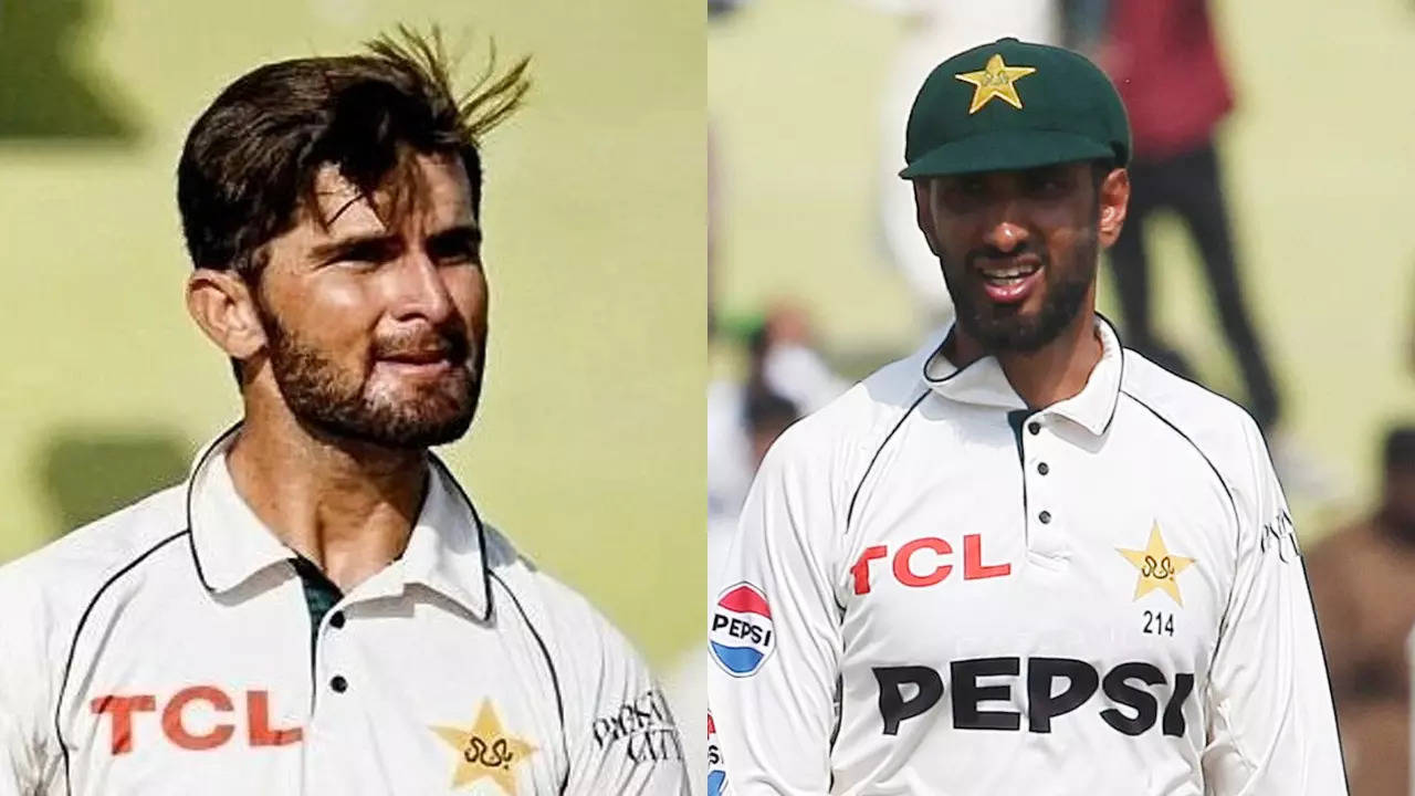 Shaheen Afridi abruptly takes Pakistan captain Shan Masood’s hands off his shoulder during team huddle – Watch | Cricket News