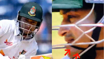 EXPLAINED: Why Bangladesh batsman Shakib Al Hasan is holding a band between his teeth while batting | Cricket News EXPLAINED: Why Bangladesh batsman Shakib Al Hasan is holding a band between his teeth while batting | Cricket News
