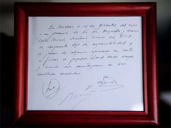 From Napkin to Greatness! The story behind Lionel Messi’s first Barcelona contract | Football News From Napkin to Greatness! The story behind Lionel Messi’s first Barcelona contract | Football News