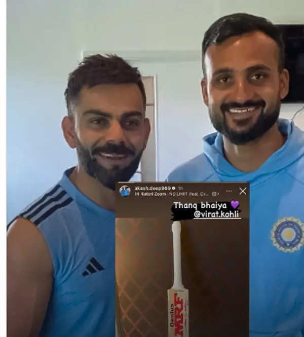 EXCLUSIVE | Virat Kohli’s ‘bat chahiye kya tujhe?’ moment: Akash Deep shares a heartwarming story | Cricket News EXCLUSIVE | Virat Kohli’s ‘bat chahiye kya tujhe?’ moment: Akash Deep shares a heartwarming story | Cricket News
