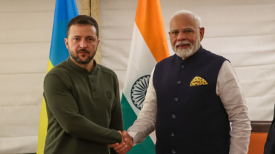 PM Modi meets Ukraine President Zelenskyy for second time in a month, reaffirms India’s support for peaceful conflict resolution | India News PM Modi meets Ukraine President Zelenskyy for second time in a month, reaffirms India’s support for peaceful conflict resolution | India News