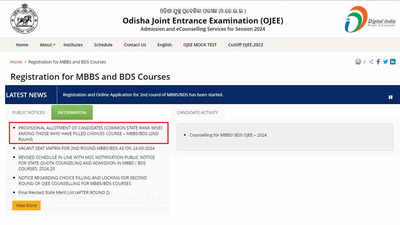 Odisha NEET 2024 Round 2 Seat Allotment Results Released: 1,809 Candidates Allotted Seats, Download Here Odisha NEET 2024 Round 2 Seat Allotment Results Released: 1,809 Candidates Allotted Seats, Download Here
