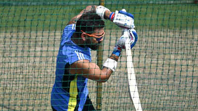 Virat Kohli’s spin vulnerability exposed again as Axar Patel cleans him up in nets Virat Kohli’s spin vulnerability exposed again as Axar Patel cleans him up in nets