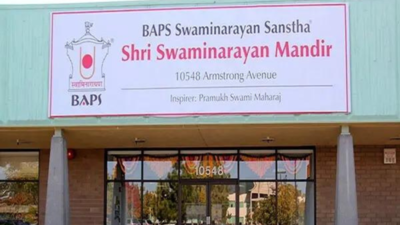 ‘Hindus go back’: BAPS temple vandalised in US; second incident in month ‘Hindus go back’: BAPS temple vandalised in US; second incident in month