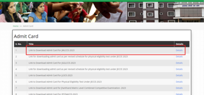 JSSC Matric Level Admit Card 2024 out: Direct link to download JMLCCE hall ticket JSSC Matric Level Admit Card 2024 out: Direct link to download JMLCCE hall ticket