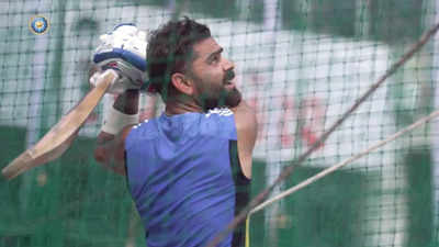 Virat Kohli smashes big and long as India hit the ground in Kanpur – Watch | Cricket News Virat Kohli smashes big and long as India hit the ground in Kanpur – Watch | Cricket News