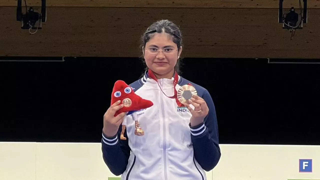 Shooter Rubina Francis bags bronze, shuttlers assure India another medal at Paralympics | Paris Paralympics News