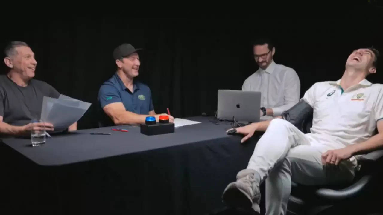 Watch: Red or blue? Australian cricketers’ hilarious lie-detector test | Cricket News