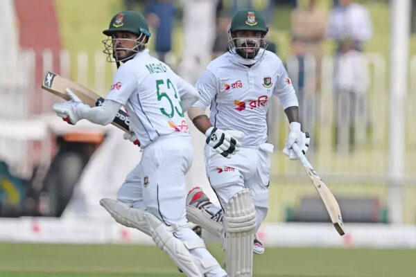 2nd Test: Litton Das, Mehidy Hasan Miraz rescue Bangladesh after early collapse against Pakistan | Cricket News 2nd Test: Litton Das, Mehidy Hasan Miraz rescue Bangladesh after early collapse against Pakistan | Cricket News