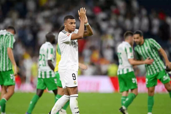 Kylian Mbappe scores first La Liga goals in Real Madrid win over Betis | Football News