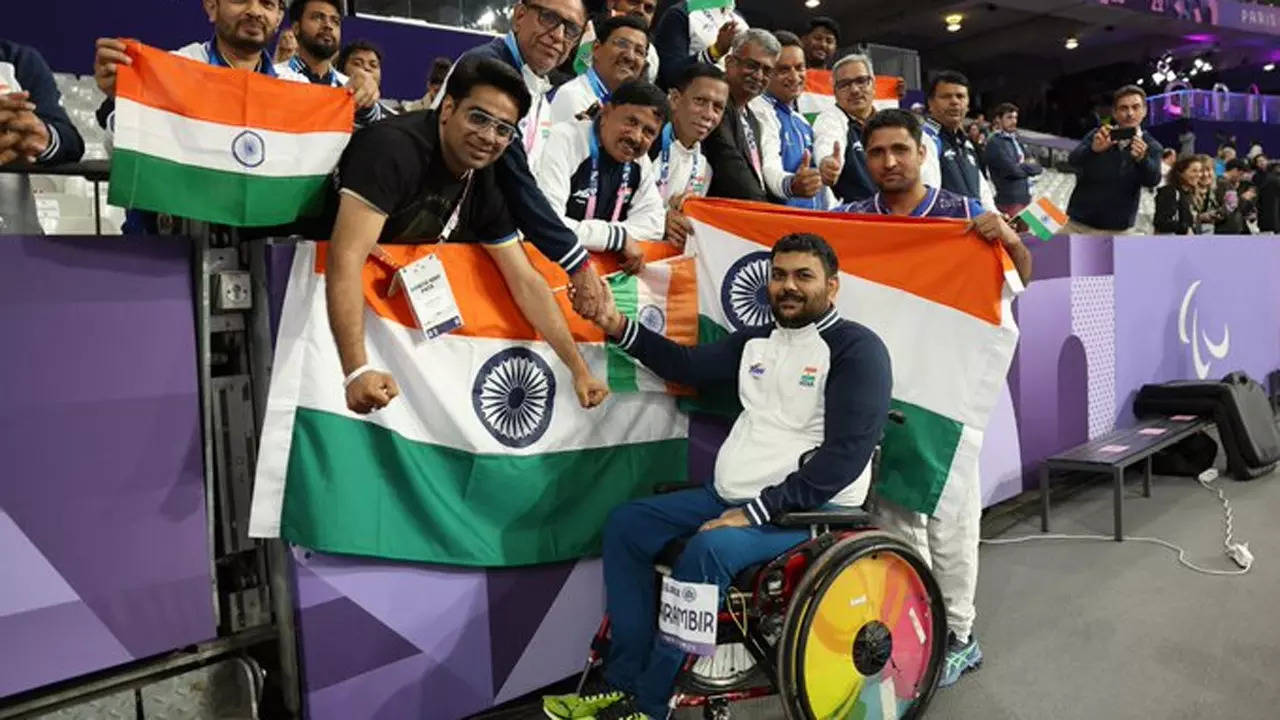 Dharambir shatters Asian record for gold, Pranav Soorma secures silver in F51 club throw | Paris Paralympics News Dharambir shatters Asian record for gold, Pranav Soorma secures silver in F51 club throw | Paris Paralympics News