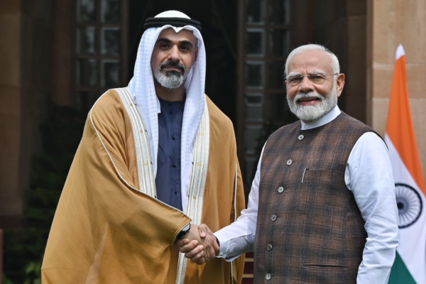 PM Modi meets Abu Dhabi Crown Prince at Hyderabad House | India News PM Modi meets Abu Dhabi Crown Prince at Hyderabad House | India News