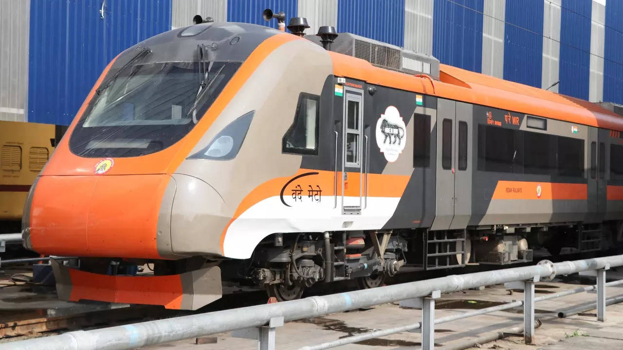 Vande Metro launch date, schedule: PM Modi to flag off Bhuj-Ahmedabad Vande Metro train; check timings, stoppages of new Indian Railways train Vande Metro launch date, schedule: PM Modi to flag off Bhuj-Ahmedabad Vande Metro train; check timings, stoppages of new Indian Railways train