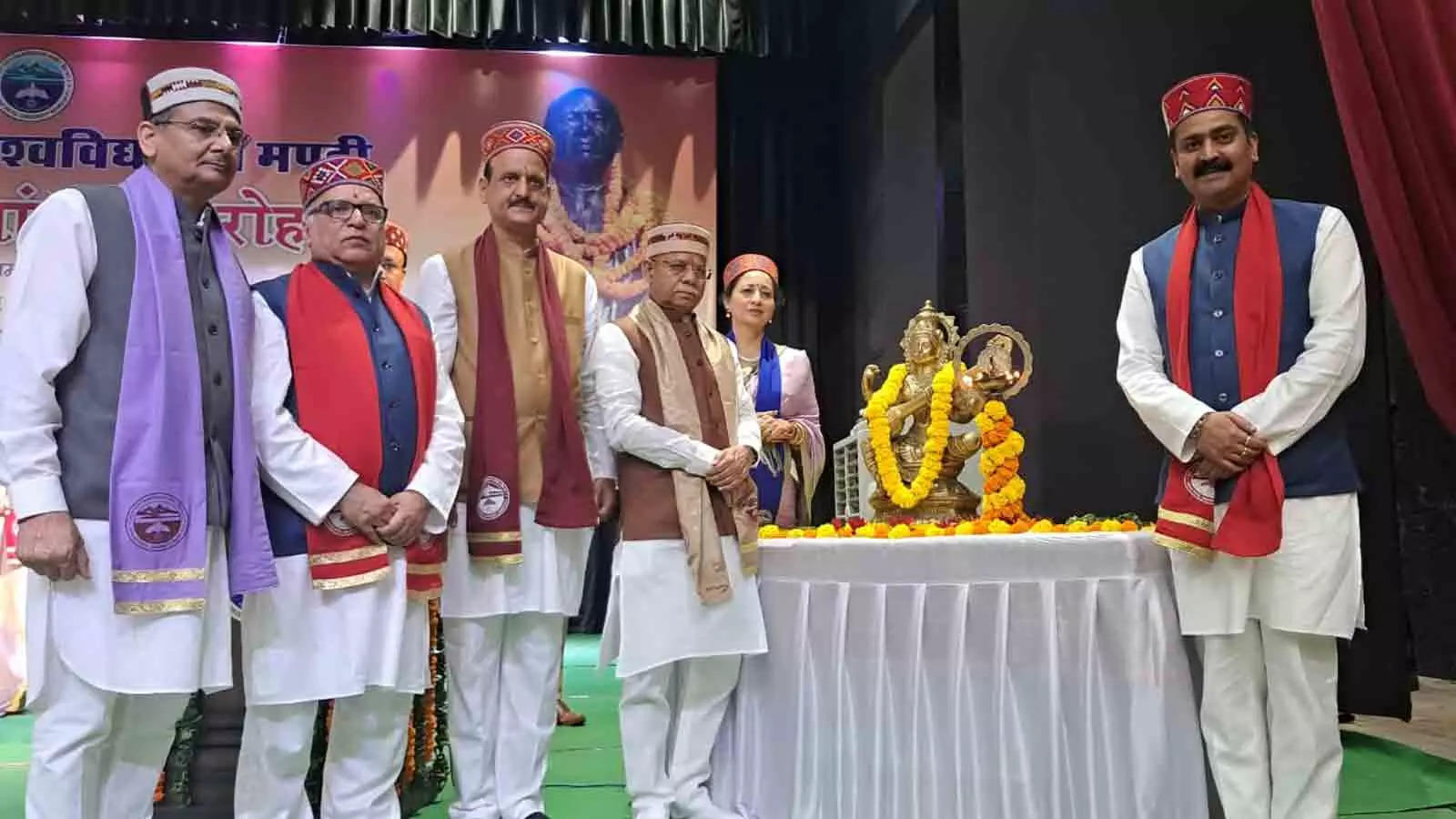 Himachal Governor Shiv Pratap Shukla Awards Degrees at SPU Mandi’s First Convocation