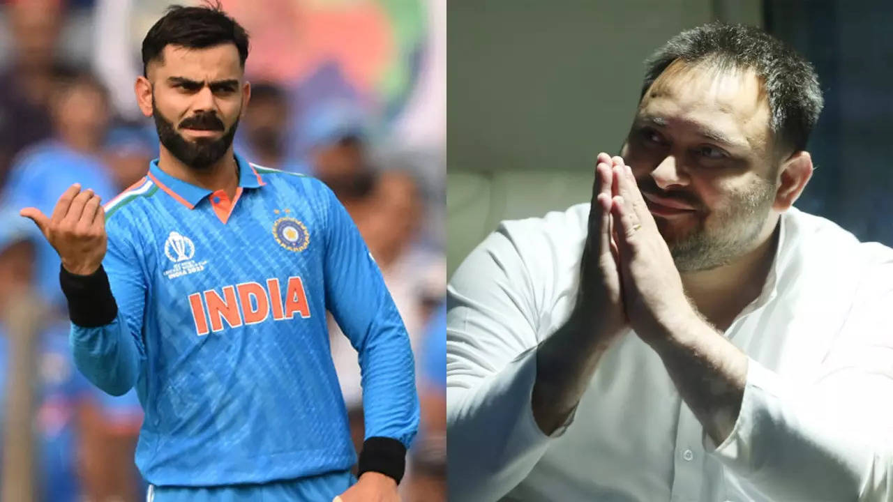 ‘Virat Kohli played under my captaincy and no one talks about it’: Politician Tejashwi Yadav – WATCH | Cricket News ‘Virat Kohli played under my captaincy and no one talks about it’: Politician Tejashwi Yadav – WATCH | Cricket News