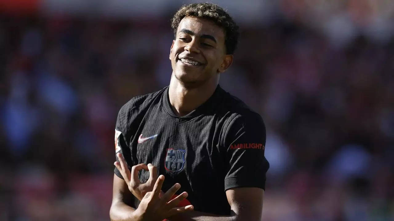Lamine Yamal nets brace as Barcelona dominate Girona 4-1 in La Liga | Football News Lamine Yamal nets brace as Barcelona dominate Girona 4-1 in La Liga | Football News