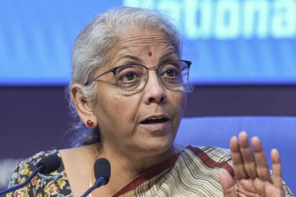 Finance minister Sitharaman says Madhabi Puri Buch, husband defending themselves against Congress allegations Finance minister Sitharaman says Madhabi Puri Buch, husband defending themselves against Congress allegations
