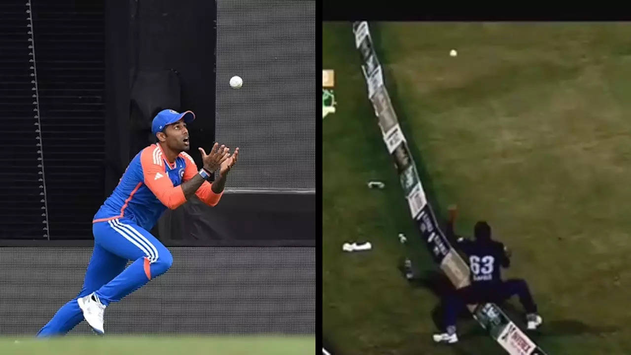 Failed Suryakumar Yadav imitation: Pakistan cricketer’s catching blunder goes viral – WATCH | Cricket News