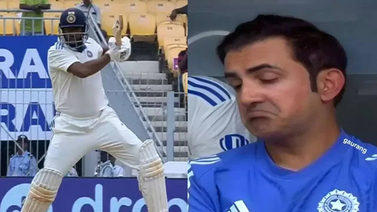Ravichandran Ashwin leaves Gautam Gambhir awestruck with masterful cut shot | Cricket News Ravichandran Ashwin leaves Gautam Gambhir awestruck with masterful cut shot | Cricket News