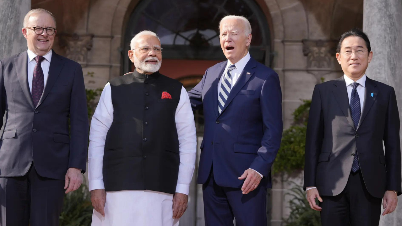 Watch: President Biden places hand on PM Modi’s shoulder as he answers question on Quad survival Watch: President Biden places hand on PM Modi’s shoulder as he answers question on Quad survival