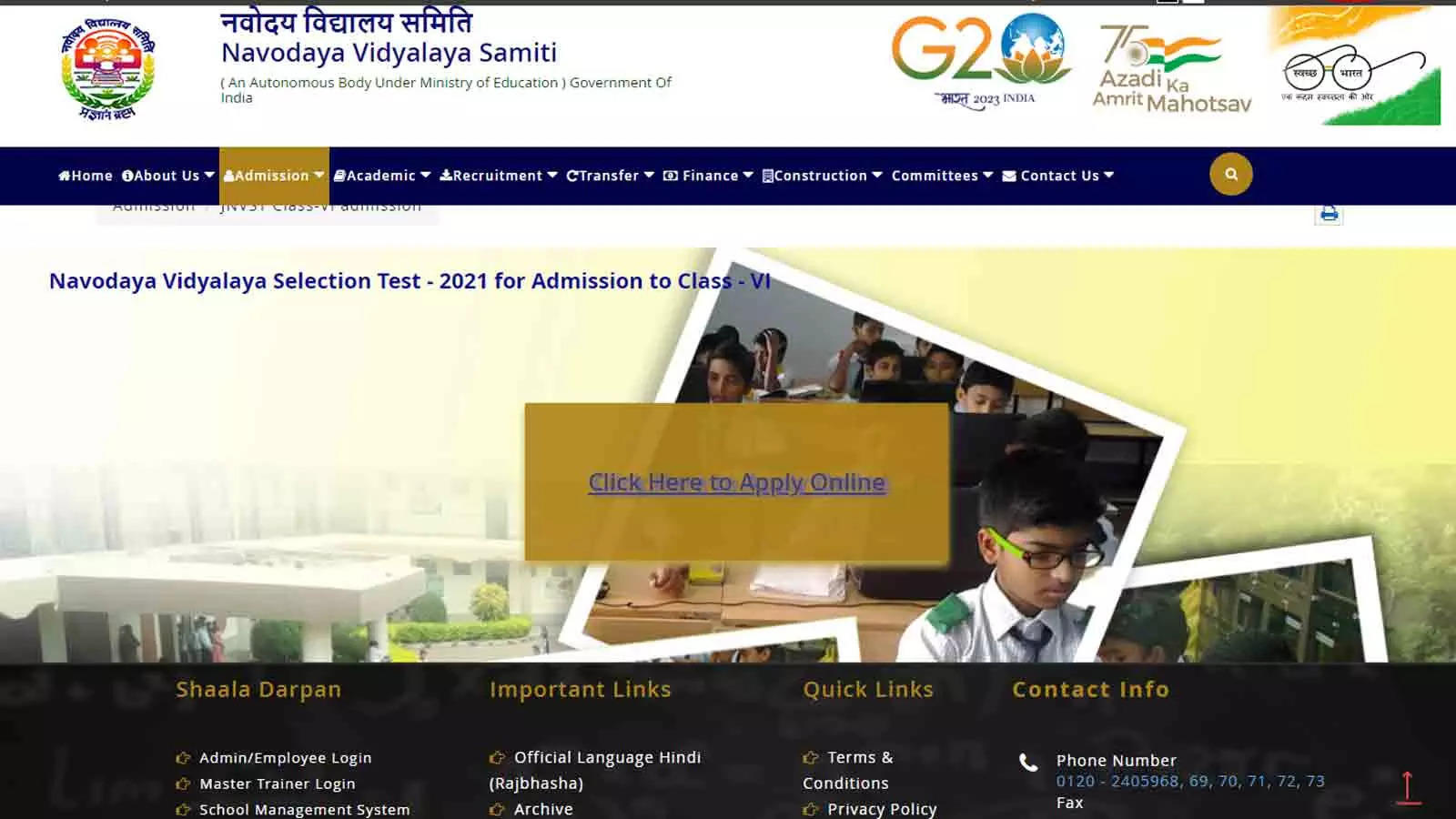 JNVST 2025 Class 6 registration deadline today; check direct link here JNVST 2025 Class 6 registration deadline today; check direct link here