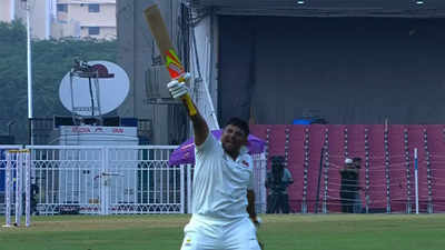Irani Cup: Sarfaraz Khan smashes double ton, piles up pressure on Rest of India and KL Rahul | Cricket News Irani Cup: Sarfaraz Khan smashes double ton, piles up pressure on Rest of India and KL Rahul | Cricket News