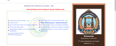 TS ICET 2024 special phase allotment result released at tgicet.nic.in: Direct link to check here TS ICET 2024 special phase allotment result released at tgicet.nic.in: Direct link to check here