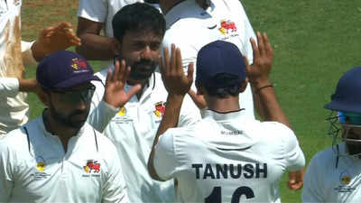 Mumbai spinners Mulani and Kotian spark Rest of India collapse to lay one hand on Irani Cup | Cricket News Mumbai spinners Mulani and Kotian spark Rest of India collapse to lay one hand on Irani Cup | Cricket News