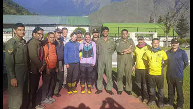 A harrowing 72-hour ordeal: Discover how two US & UK climbers were rescued from Himalayas | Dehradun News A harrowing 72-hour ordeal: Discover how two US & UK climbers were rescued from Himalayas | Dehradun News