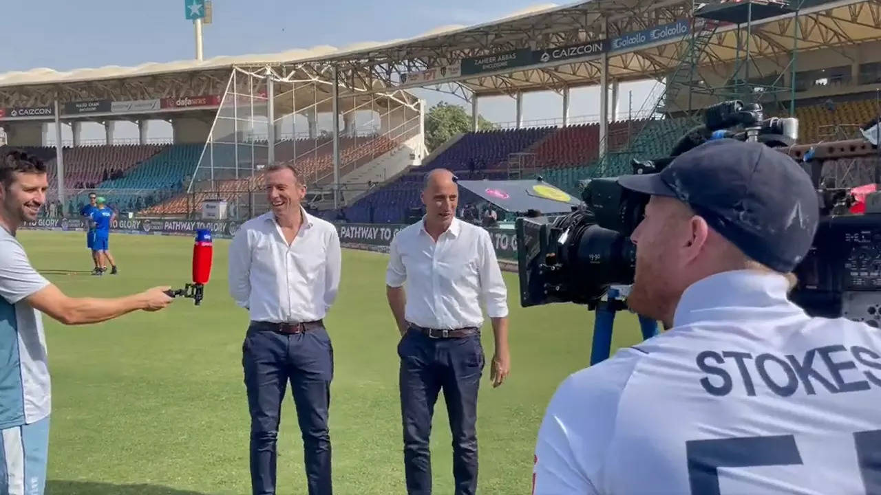 Stokes turns cameraman after missing out on 1st Test in Pakistan
