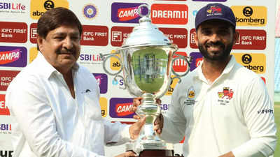 ‘Freedom and confidence led to success’: Rahane on Mumbai’s Irani Cup win as team awarded Rs 1 crore | Cricket News ‘Freedom and confidence led to success’: Rahane on Mumbai’s Irani Cup win as team awarded Rs 1 crore | Cricket News