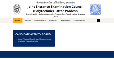 JEECUP 2024 Round 7 seat allotment results declared at jeecup.admissions.nic.in: Direct link here