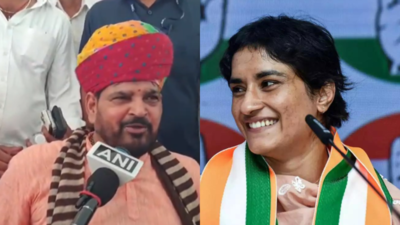 ‘Satyanaash hi hoga’: Brij Bhushan Singh reacts to Vinesh Phogat’s win in Haryana | India News ‘Satyanaash hi hoga’: Brij Bhushan Singh reacts to Vinesh Phogat’s win in Haryana | India News