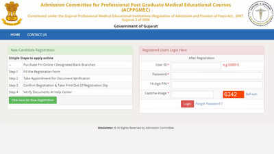 Gujarat NEET PG Counselling 2024 Round 1 Registration Begins at medadmgujarat.org; Check Direct Link Here Gujarat NEET PG Counselling 2024 Round 1 Registration Begins at medadmgujarat.org; Check Direct Link Here