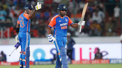 Record-Breaking Blitz: India set new T20I highs in Hyderabad frenzy against Bangladesh | Cricket News Record-Breaking Blitz: India set new T20I highs in Hyderabad frenzy against Bangladesh | Cricket News