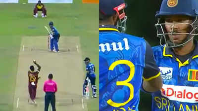 Six boundaries in an over! Pathum Nissanka lights up Dambulla stadium against West Indies. WATCH | Cricket News Six boundaries in an over! Pathum Nissanka lights up Dambulla stadium against West Indies. WATCH | Cricket News