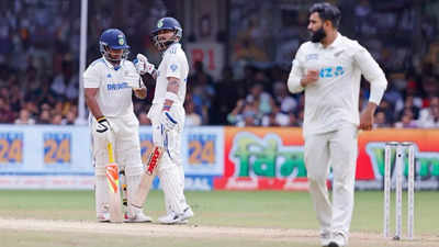 India vs New Zealand, 1st Test: India show mettle in fightback on day three | Cricket News India vs New Zealand, 1st Test: India show mettle in fightback on day three | Cricket News