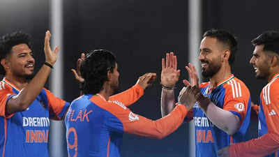 India A eke out a narrow 7-run win over Pakistan A in ACC T20 Emerging Teams Asia Cup match | Cricket News India A eke out a narrow 7-run win over Pakistan A in ACC T20 Emerging Teams Asia Cup match | Cricket News