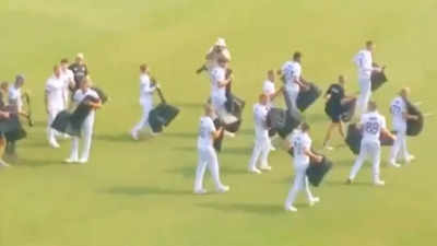 England players carry chairs in Pakistan ahead of 3rd Test in Rawalpindi | Cricket News England players carry chairs in Pakistan ahead of 3rd Test in Rawalpindi | Cricket News