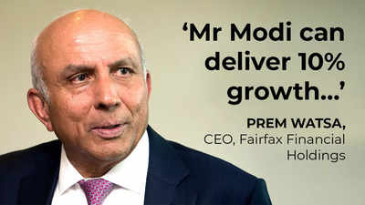 ‘Mr Modi is fantastic…’: Prem Watsa, known as ‘Canada’s Warren Buffett’, says India can grow at 10% under PM Modi ‘Mr Modi is fantastic…’: Prem Watsa, known as ‘Canada’s Warren Buffett’, says India can grow at 10% under PM Modi