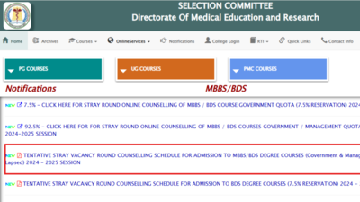 Tamil Nadu NEET UG Counselling 2024 stray vacancy tentative round schedule out: Check important dates here Tamil Nadu NEET UG Counselling 2024 stray vacancy tentative round schedule out: Check important dates here