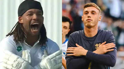 South Africa’s Tony de Zorzi celebrates maiden Test ton with Chelsea footballer’s iconic move. Watch | Cricket News