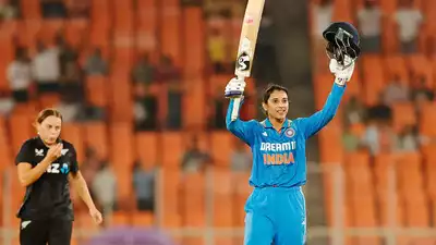 New Record! Smriti Mandhana slams 8th ODI century, surpasses Mithali Raj to become… | Cricket News New Record! Smriti Mandhana slams 8th ODI century, surpasses Mithali Raj to become… | Cricket News