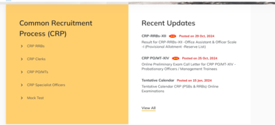 IBPS RRBs XII Clerk, PO provisional allotment reserve list released: Direct links to check here IBPS RRBs XII Clerk, PO provisional allotment reserve list released: Direct links to check here