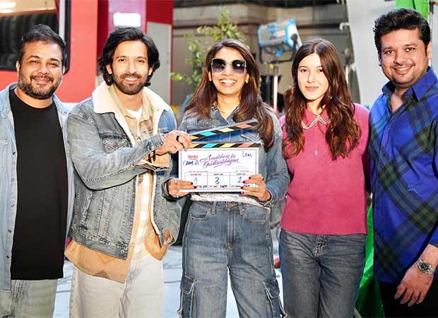 Shanaya Kapoor kicks off her debut Aankhon Ki Gustaakhiyan with Vikrant Massey : Bollywood News Shanaya Kapoor kicks off her debut Aankhon Ki Gustaakhiyan with Vikrant Massey : Bollywood News