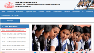Kerala SSLC exam 2025 from March 3, check official notice here Kerala SSLC exam 2025 from March 3, check official notice here