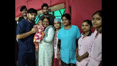 50 injuries, animal bite, trapped in tree branches’: Newborn baby survives after being thrown off a bridge by parents | Kanpur News