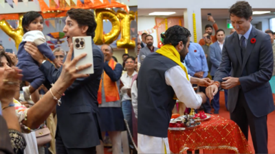 ‘Special moments’: Justin Trudeau visits temples in Canada to celebrate Diwali