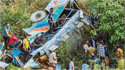 36 killed, 27 injured as bus falls into gorge in Almora | India News