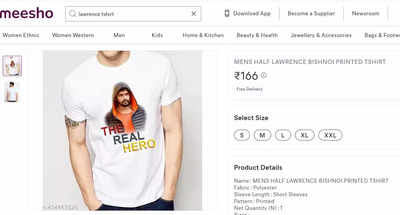 Meesho under fire for selling Lawrence Bishnoi ‘Hero’ T-shirt